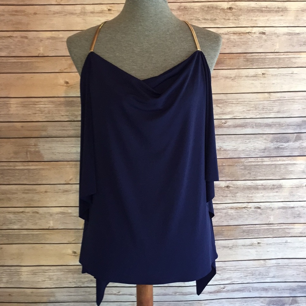 Express Blue & Gold Tank - Picture 2 of 4